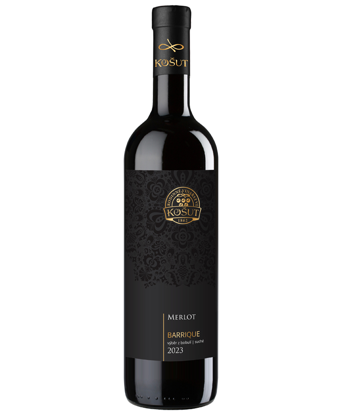 Merlot BARRIQUE - výběr z bobulí 2023 suché